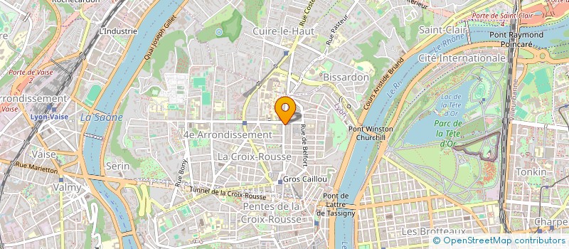 localisation de l'entreprise ROSA 21 à LYON