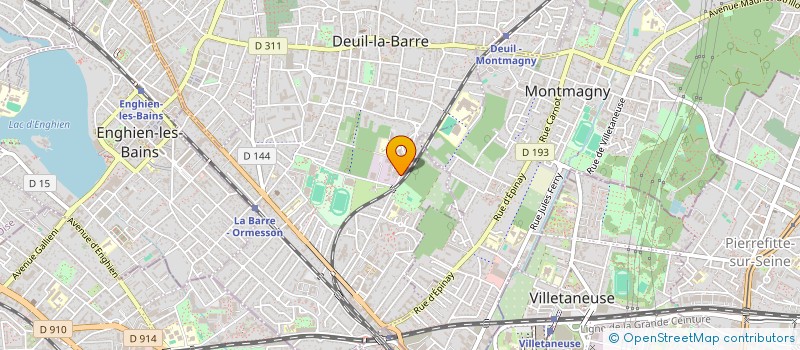 localisation de l'entreprise ROSA 3  DEUIL-LA-BARRE