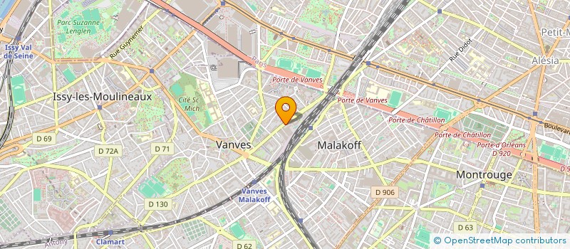 localisation de l'entreprise ROSA à VANVES