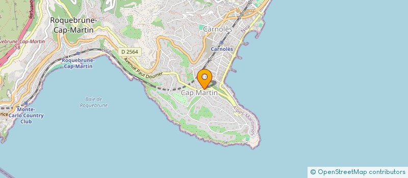 localisation de l'entreprise ROSA à ROQUEBRUNE-CAP-MARTIN
