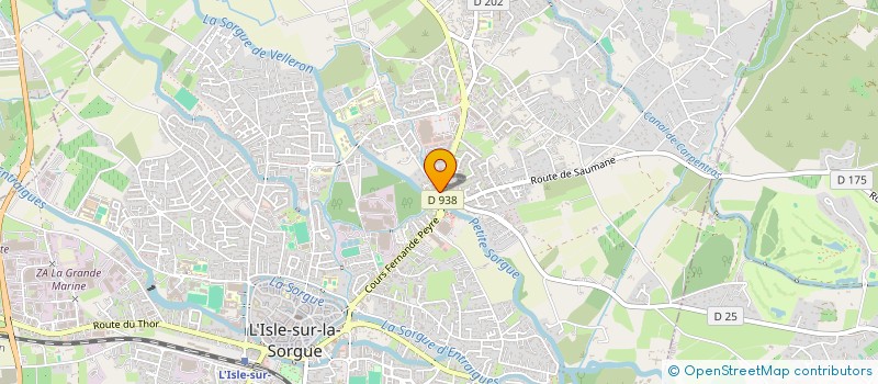 localisation de l'entreprise ROSA  L'ISLE-SUR-LA-SORGUE