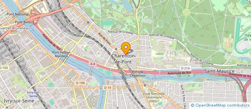 localisation de l'entreprise ROSA  CHARENTON LE PONT