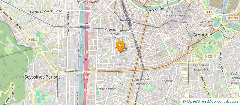 localisation de l'entreprise ROSA  GRENOBLE