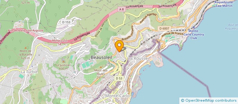 localisation de l'entreprise ROSA  BEAUSOLEIL