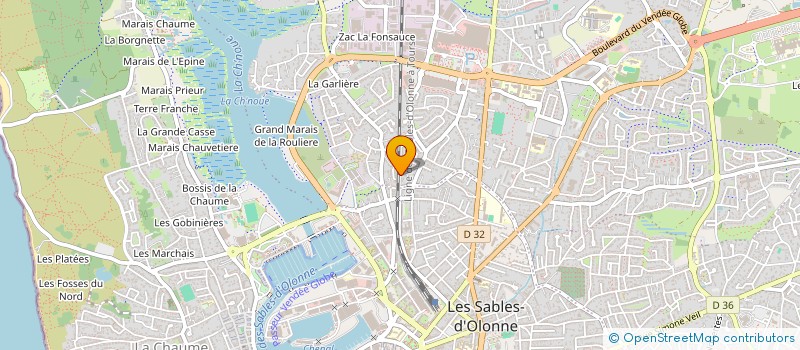 localisation de l'entreprise ROSA  L'ILE-D'OLONNE