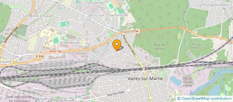 localisation de l'entreprise ROSA  VAIRES-SUR-MARNE