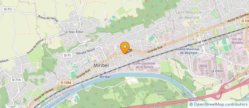 localisation de l'entreprise ROSA  SAINT-MAURICE-DE-BEYNOST