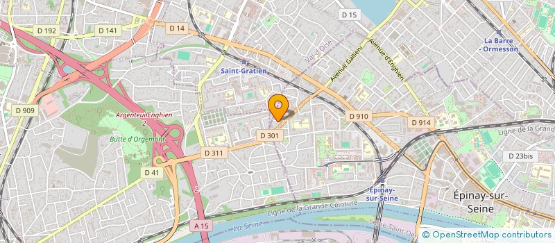localisation de l'entreprise ROSA à EPINAY-SUR-SEINE