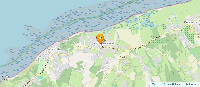 localisation de l'entreprise ROSA  CRICQUEBUF