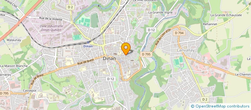 localisation de l'entreprise ROSA  DINAN