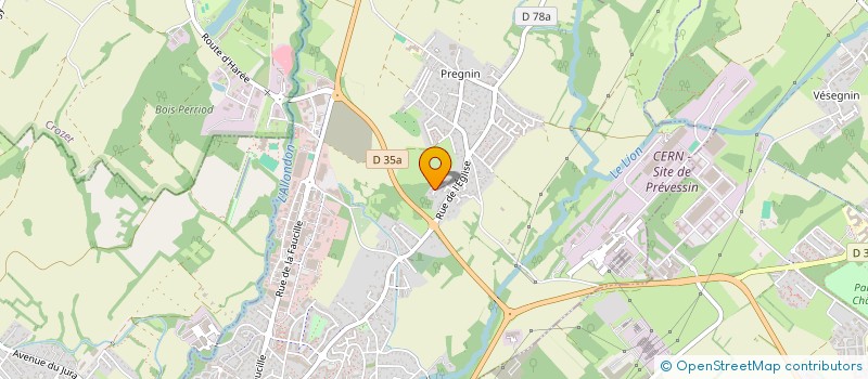 localisation de l'entreprise ROSA BEETSCHEN DES IRIS à SAINT-GENIS-POUILLY