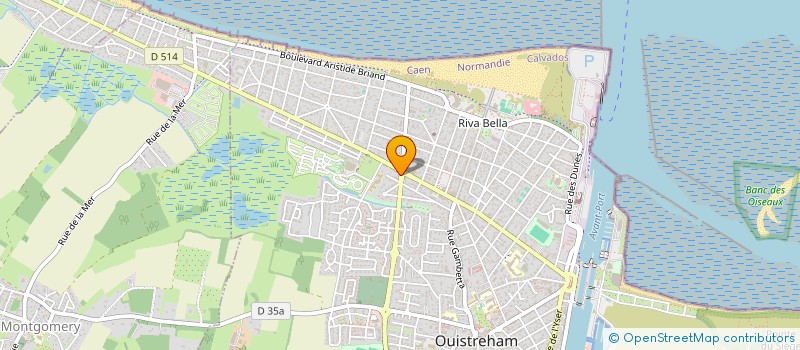 localisation de l'entreprise ROSA BELLA  OUISTREHAM