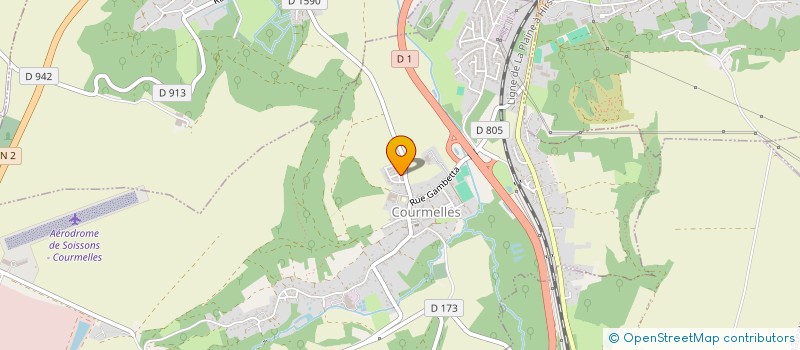 localisation de l'entreprise ROSA BIANCA  COURMELLES