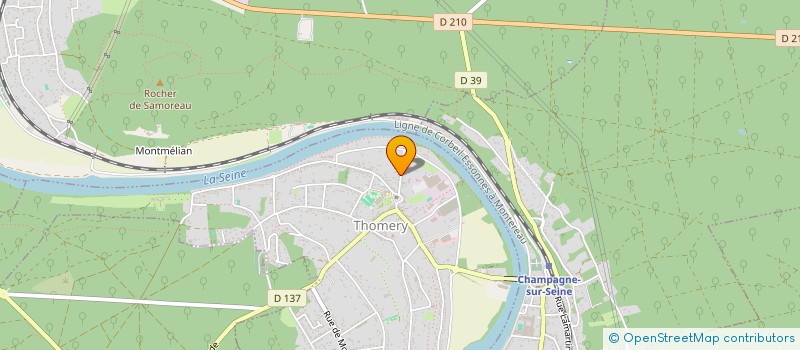 localisation de l'entreprise ROSA BONCOEUR  THOMERY