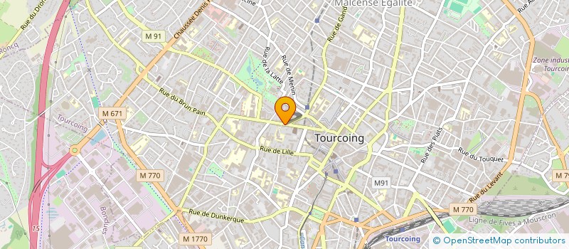 localisation de l'entreprise ROSA BONHEUR à MARCQ-EN-BARŒUL