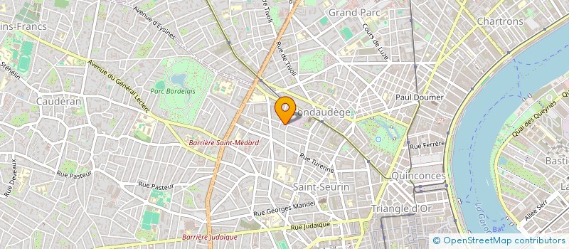 localisation de l'entreprise ROSA BONHEUR  BORDEAUX