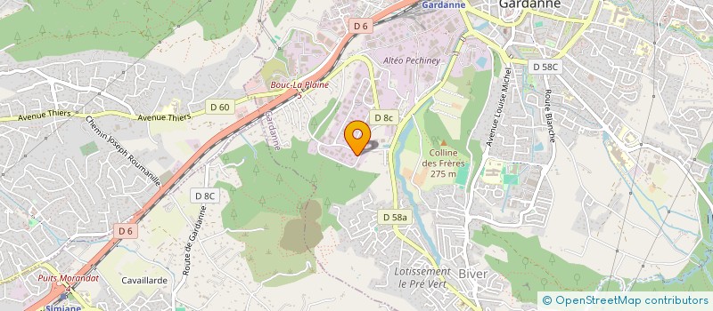 localisation de l'entreprise ROSA-BRALLI NETTOYAGE à GARDANNE