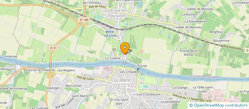 localisation de l'entreprise ROSA CANDIDA  LA CROIX-EN-TOURAINE