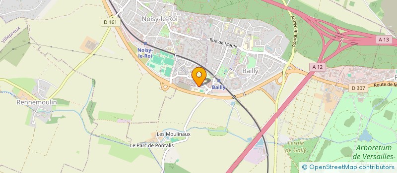 localisation de l'entreprise ROSA CANINA  BAILLY