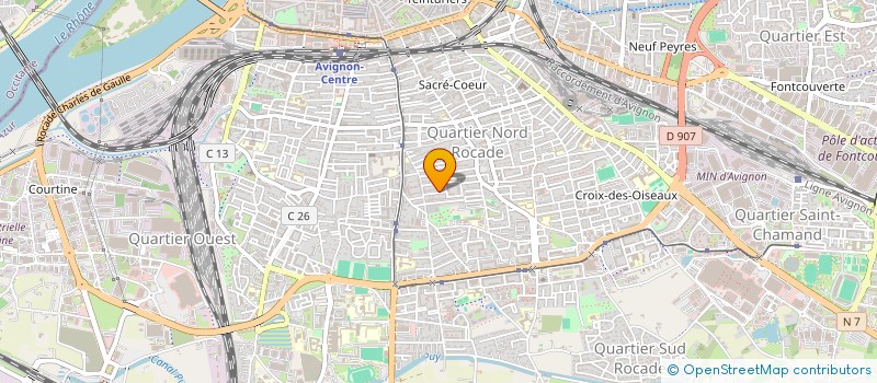 localisation de l'entreprise ROSA COIFFURE  CAVAILLON