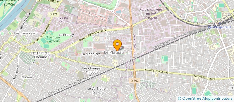 localisation de l'entreprise ROSA CONSTRUCTION à SARTROUVILLE