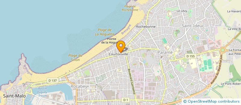 localisation de l'entreprise ROSA FAMILY  SAINT-MALO