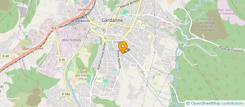 localisation de l'entreprise ROSA FELGUEIRAS BATIMENT à GARDANNE