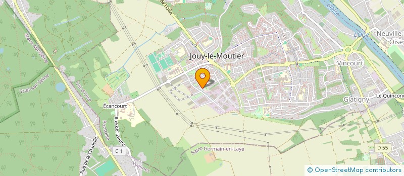 localisation de l'entreprise ROSA.IMMO  JOUY-LE-MOUTIER