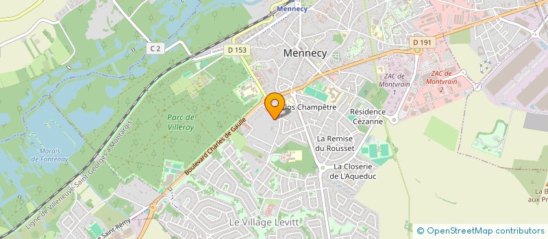 localisation de l'entreprise ROSA-IMMOBILIER  ORMOY