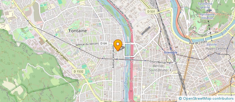 localisation de l'entreprise ROSA IMMOBILIER  FONTAINE