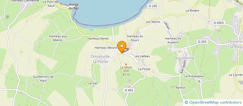 localisation de l'entreprise ROSA LA ROUGE à LA HAGUE