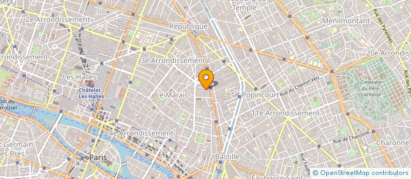 localisation de l'entreprise ROSA LISA à PARIS