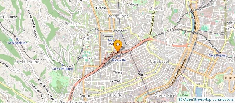 localisation de l'entreprise ROSA-LIVE à NICE