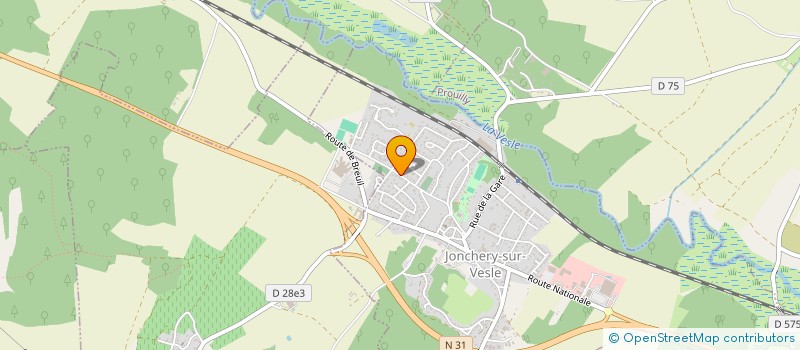 localisation de l'entreprise ROSA LUXEMBURG  JONCHERY-SUR-VESLE