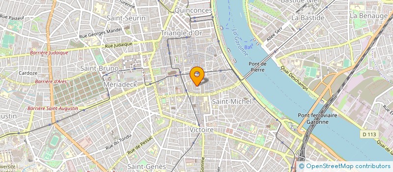 localisation de l'entreprise ROSA MARY à BORDEAUX