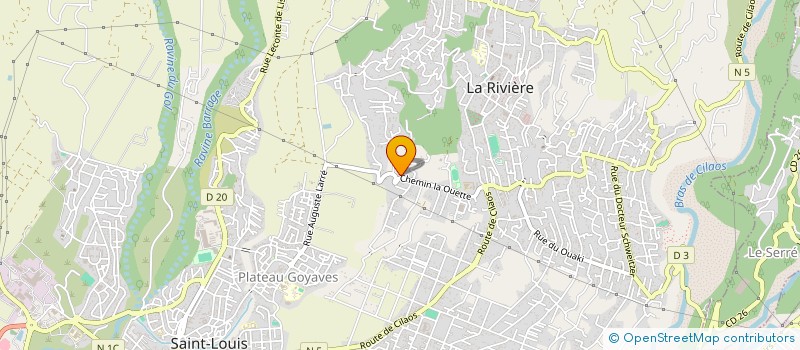 localisation de l'entreprise ROSA PALMA  SAINT-LOUIS