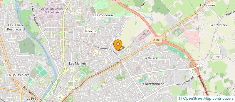 localisation de l'entreprise ROSA PARKS  LE MANS