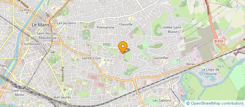 localisation de l'entreprise ROSA PARKS-YESWIMMO à LE MANS