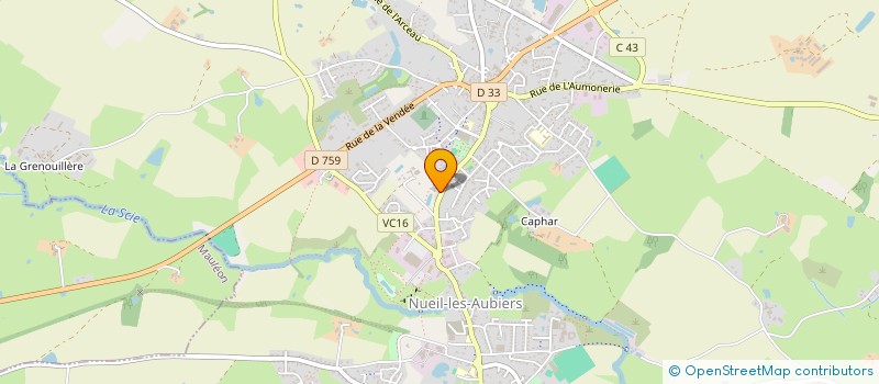 localisation de l'entreprise ROSA PARQUE  NUEIL-LES-AUBIERS