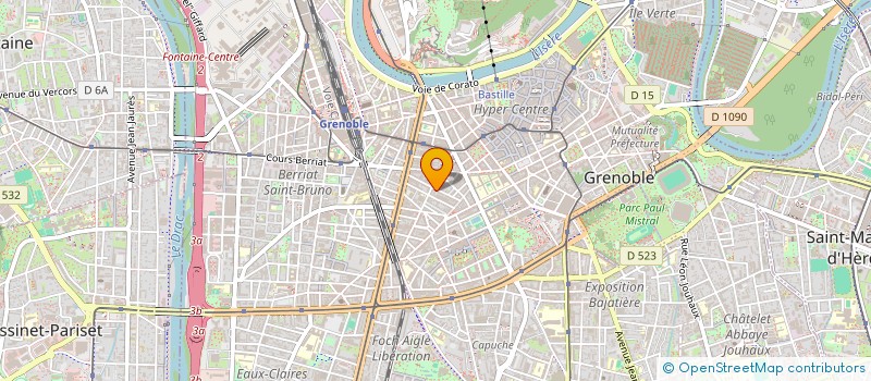 localisation de l'entreprise ROSA ROSAM à GRENOBLE