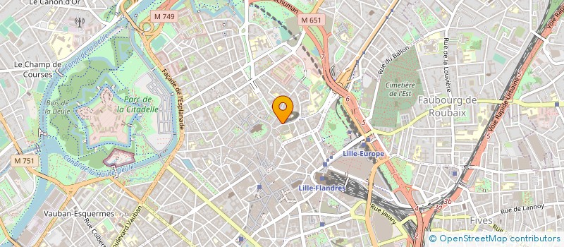 localisation de l'entreprise ROSA SJ à LILLE