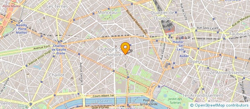 localisation de l'entreprise ROSA UNICA SAS à PARIS
