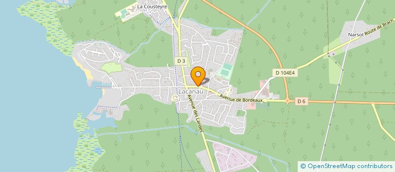 localisation de l'entreprise ROSA VIDEO  LACANAU