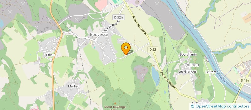 localisation de l'entreprise ROSAARTAM  BOUVESSE-QUIRIEU