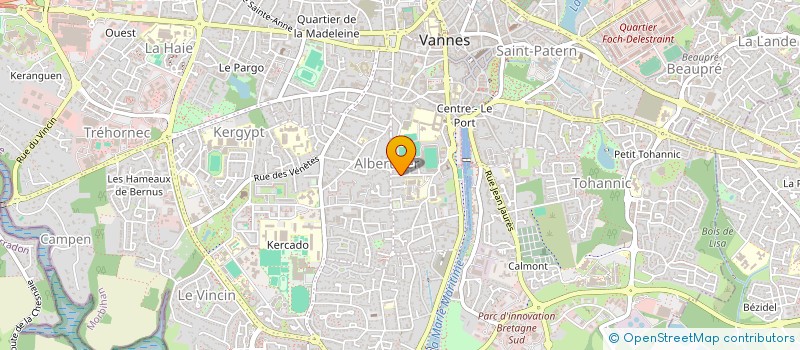 localisation de l'entreprise ROSABALY à VANNES