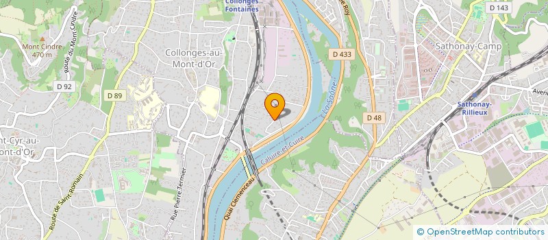 localisation de l'entreprise ROSABELLE660  COLLONGES-AU-MONT- D OR