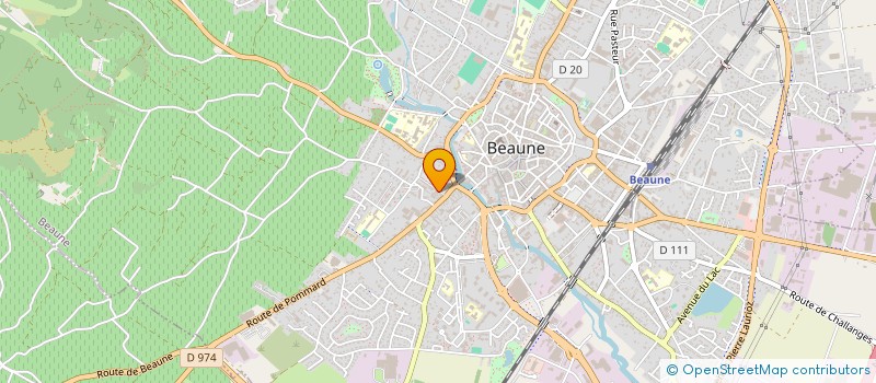 localisation de l'entreprise ROSACE à BEAUNE