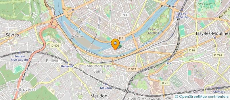 localisation de l'entreprise ROSACE COURTAGE à ISSY-LES-MOULINEAUX