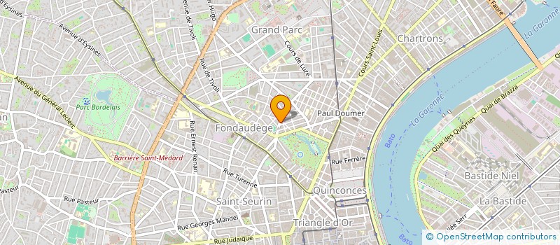 localisation de l'entreprise ROSACEAE à BORDEAUX