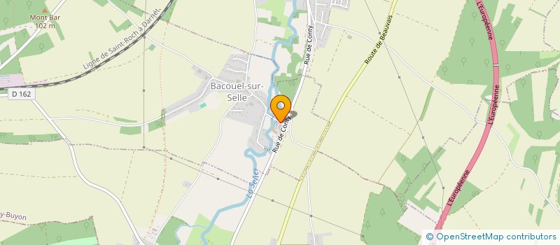 localisation de l'entreprise ROSACES  BACOUEL-SUR-SELLE